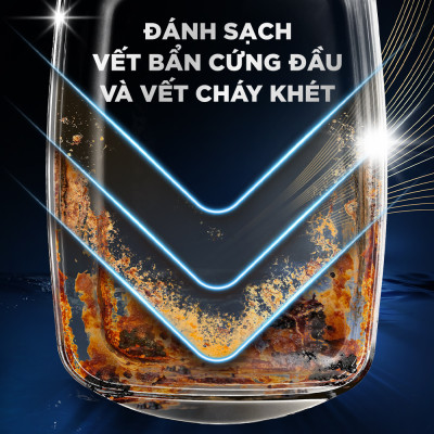 Combo Finish nâng cao 3:Viên Rửa Chén Bát Finish Powerball Quantum 64 viên + Nước làm bóng 500ml + Dung dịch vệ sinh máy