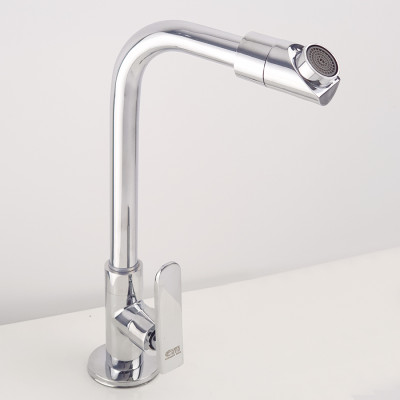 Vòi rửa chén lạnh Eurolife EL-T015 (Trắng bạc)