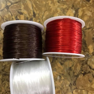 1 BỘ GỒM 3 CUỘN THUN XỎ VÒNG TAY BẰNG ĐÁ NAM NỮ GỒM 3 MÀU TRẮNG NÂU ĐEN ĐỎ