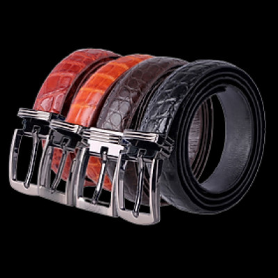  Dây thắt lưng nữ da cá sấu Huy Hoàng 2,5P màu đen, nâu đỏ, vàng bò, nâu đất HT5201-02-03-09