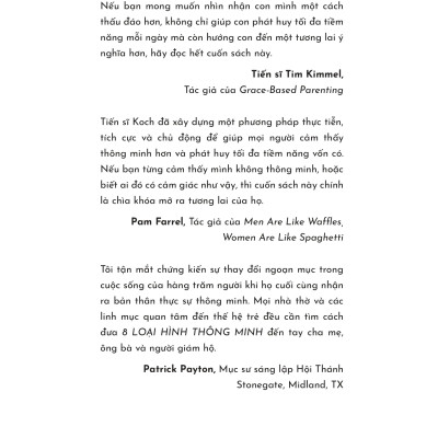 8 Loại Hình Thông Minh - Bản Quyền