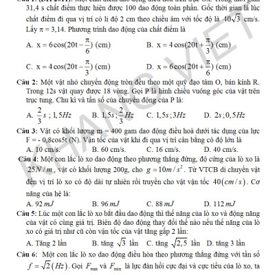 Giải Chi Tiết 99 Đề Thi Thử Quốc Gia Vật Lí Quyển 2 - KV