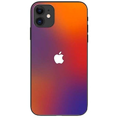 Ốp lưng dành cho Iphone 12 Mini mẫu Hình Nền Táo Trắng Cam