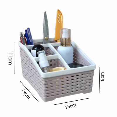 Khay đựng mỹ phẩm nhiều ngăn - khay đựng bút đồ văn phòng kiểu dáng hàn quốc đẹp tiện lợi