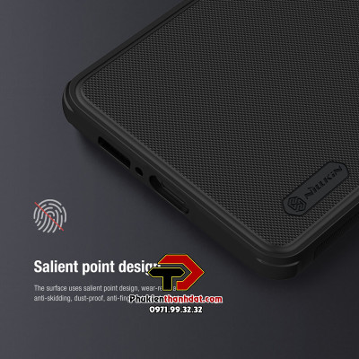 Ốp lưng chống sốc cho Xiaomi 12T Pro, Redmi K50 Ultra, Xiaomi 12T chính hãng Nillkin chống bám vân tay - Hàng chính hãng