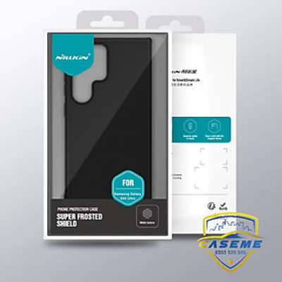 Ốp lưng cho Samsung S24 Ultra, Samsung S24 Plus, Samsung S24 hiệu NILLKIN Super Frosted Shield lưng sần viền mềm, bảo vệ camera, chống sốc, chống trơn, chống vân tay cao cấp - Hàng chính hãng.