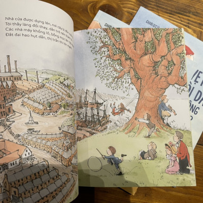 [combo 3 quyển – minh hoạ màu] VOI – VẸT – CÂY ĐÃ THẤY GÌ?: Vẹt đuôi dài đã trông thấy gì? - Cây đã thấy những gì? - Voi đã nghe thấy gì?  – Charlotte Guillain - Sam Usher - Hà Hương Giang dịch- Nxb Kim Đồng