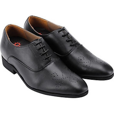 Giày Tăng Chiều Cao Nam Huy Hoàng HT7188 - Đen