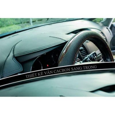 Thảm Taplo Xe Honda City 2021-2023 loại da dày cao cấp 3 lớp chống trượt Da Carbon đen