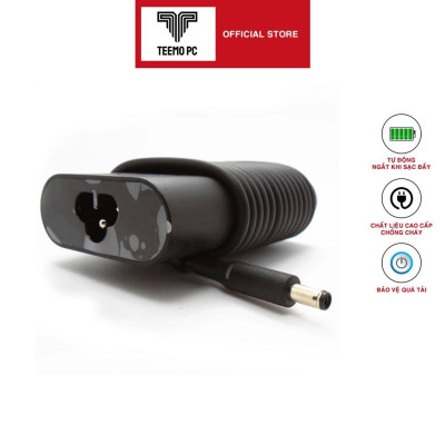 Sạc Dùng Tương Thích Cho Laptop Dell Chân Kim Nhỏ 4.5mm - Công Suất 45W 65W 90W - Hàng Nhập Khẩu New Seal TEEMO PC TESE