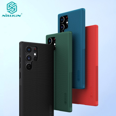 Ốp Lưng Nillkin Dạng Sần Dành cho Samsung Galaxy S23 Ultra chính Hàng Nillkin FROSTED Viền dẻo chống sốc, lưng dạng sần chống bàn vân tay, cầm chắc chắn - hàng chính hãng