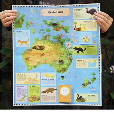 Sách Atlas Động Vật – Khám Phá Thế Giới Động Vật (6 tuổi trở lên) – Đinh Tị Books
