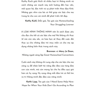 8 Loại Hình Thông Minh - Bản Quyền