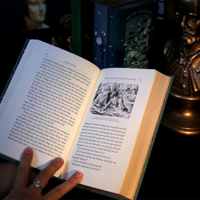 (Bìa cứng, bọc vải) NHỮNG CUỘC PHIÊU LƯU CỦA TOM SAWYER – Mark Twain – Đăng Thư dịch – Đông A – NXB Văn học