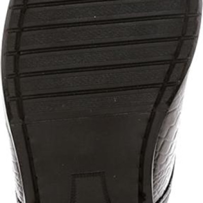 Giày Tây Nam Vân Cá Sấu Huy Hoàng HT7128 - Đen