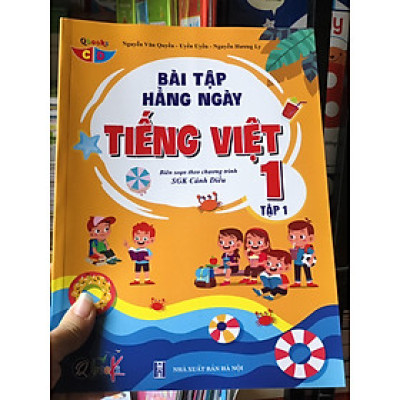 Sách - Combo Bài Tập Hằng Ngày Toán và Tiếng Việt Lớp 1 - Cánh Diều - Tập 1,2 (2 cuốn)