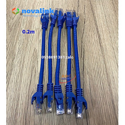 Dây nhảy mạng cat6 Novalink dài 0.2m, 0.3m, 0.5m,1m, 1.5m, 2M, 3m, 5m..100% lõi đồng, pass fluke. Hàng chính hãng, full thuế VAT