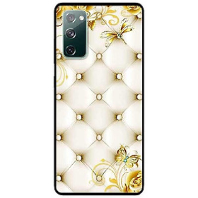 Ốp lưng dành cho Samsung A90 - Samsung S20 FE mẫu Hoa Văng Vàng