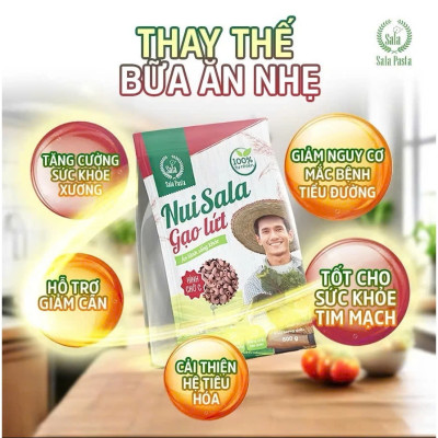 Nui Gạo Lức Hữu Cơ Hình Chữ C Thực Dưỡng Loại Ngon Ăn Kiêng Giảm Cân