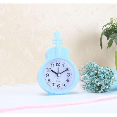 Đồng Hồ Để Bàn Hình Cây Đàn Nhiều Màu