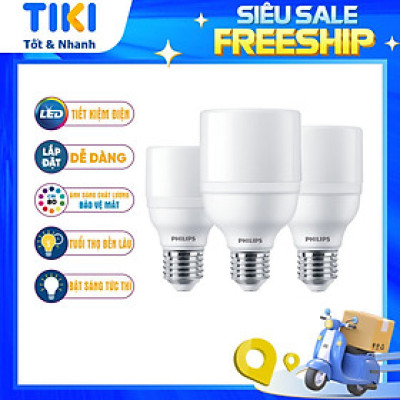 Bóng đèn LED Bright PHILIPS E27 - Thay thế hoàn hảo cho bóng đèn Compact - Hàng Chính Hãng
