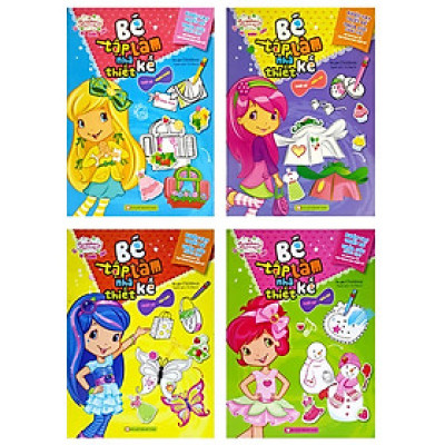 Bộ Cô Bé Bánh Dâu - Bé Tập Làm Nhà Thiết Kế (Bộ 4 Cuốn)