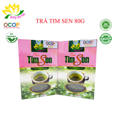 TRÀ TIM SEN HỘP 80G - HƯƠNG SEN VIỆT