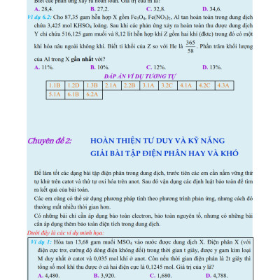 VƯỢT VŨ MÔN 25 NGÀY CHINH PHỤC ĐỀ THI TRẮC NGHIỆM HÓA HỌC_KV