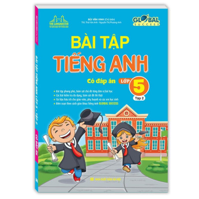 Sách - Global Success - Bài Tập Tiếng Anh Lớp 5 - Có Đáp Án - Combo 2 Tập - Minh Thắng
