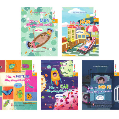 COMBO BỘ SÁCH Ứ Ừ CON GHÉT (SONG NGỮ VIỆT - ANH) (BỘ 5 CUỐN)