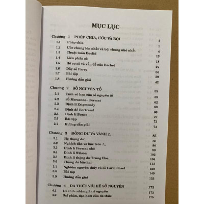 Sách - Bài giảng số học( dành cho hs, giáo viên chuyên toán)