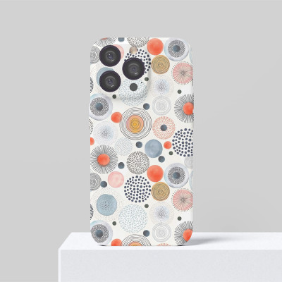 Ốp lưng chống sốc 2m hiệu HOTCASE 3D Scandinavian cho iPhone 17 16 15 14 13 12 11 Pro Max 14 15 16 Plus - Hàng nhập khẩu