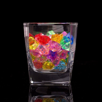 100 viên sỏi nhựa hình kim cương nhiều màu loại to trang trí chậu cây cảnh, bể cá, tiểu cảnh, slime  AZ-1824