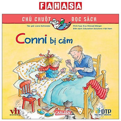 Sách - Chú Chuột Đọc Sách - Conni Bị Cảm