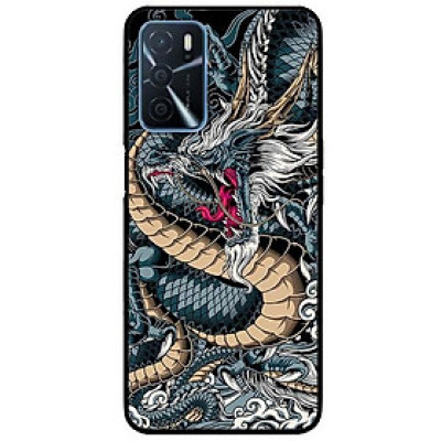 Ốp lưng dành cho Oppo A16 mẫu Rồng Bay Xanh