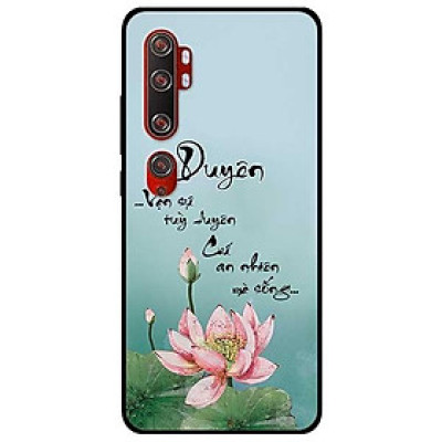 Ốp lưng dành cho Xiaomi Mi Note 10 - Mi Note 10 Pro - mẫu Sen An Nhiên Mà Sống