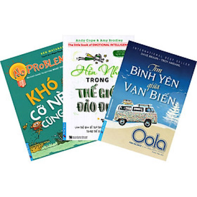 Combo : Xóa Tan Muộn Phiền - Sống Đời Bình Yên (3 Cuốn): Hồn Nhiên Trong Thế Giới Đảo Điên + Khó Cỡ Nào Cũng Gỡ + Tìm Bình Yên Giữa Vạn Biến