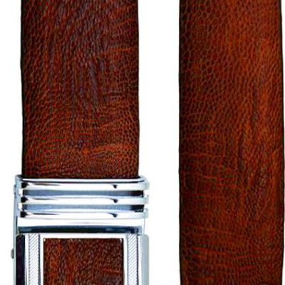 Thắt Lưng Nam Da Đà Điểu Bản Lớn Trơn Huy Hoàng HT4428 - Nâu Đỏ