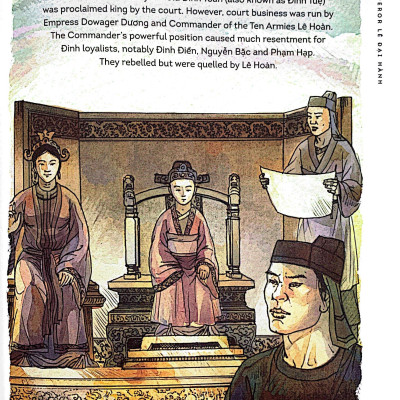 A History Of Vn In Pictures. Emperor Lê Đại Hành (In Colour)