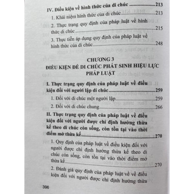 Sách Di Chúc Và Điều Kiện Có Hiệu Lực Của Di Chúc ( Sách chuyên khảo)
