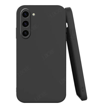 Ốp lưng silicon case cho Samsung Galaxy S23 FE mỏng 0.3mm chống bám bẩn mặt lưng siêu mềm mịn, có gờ bảo vệ camera - hàng nhập khẩu