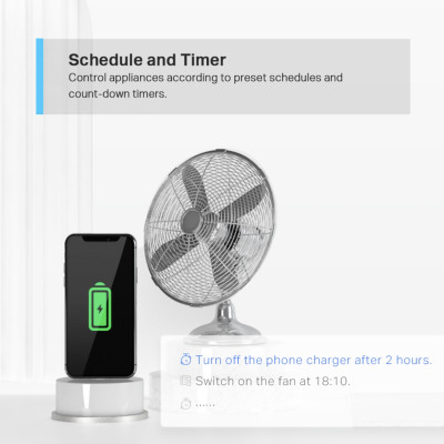 Ổ cắm Wifi thông minh TP-Link Tapo P300 - Hẹn giờ, điều khiển từ xa, 3 ổ cắm độc lập, cổng sạc nhanh 18W, tương thích Homekit - Hàng chính hãng