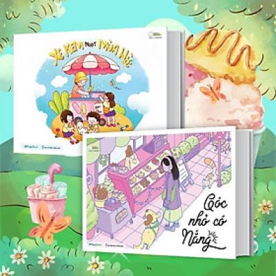 Sách - Góc Nhỏ Có Nắng + Xe Kem Ngọt Mùa Hè - Combo 2 Cuốn - Megabook