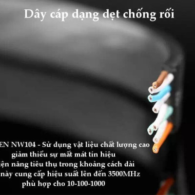 Ugreen UG50180NW102TK 15M màu Đen Cáp mạng LAN CAT6 dây dẹt - HÀNG CHÍNH HÃNG