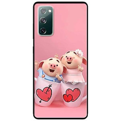 Ốp lưng dành cho Samsung A90 - Samsung S20 FE mẫu Hai Chú Heo Ly Cặp