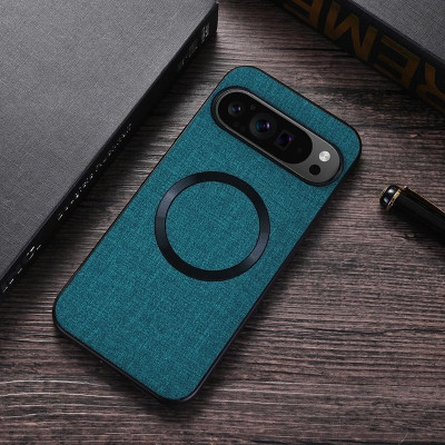 Ốp Lưng Từ Tính Cho Google Pixel 9 Pro XL / 9 PRO / 8 PRO / 8 Chất Liệu Vải Viền Silicone - BUM STORE GALAXY CASE
