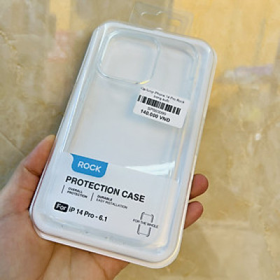 Ốp lưng Rock trong suốt dành cho iPhone 14 Pro  - hàng chính hãng
