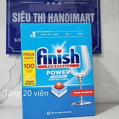 Viên rửa chén bát Finish Classic 120 viên - Hàng chính hãng