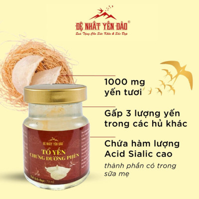 [TOP SALE] SET 30 HỦ TỔ YẾN CHƯNG ĐƯỜNG PHÈN 100% Tổ Yến Thật (Hàm Lượng 30% YẾN ĐẢO) [TẶNG KÈM 10 HỦ YẾN CHƯNG ĐÔNG TRÙNG] - Đệ Nhất Yến Đảo - Tăng Sức Đề Kháng - Kéo Dài Thanh Xuân - An Thần - Bổ Phế - Hỗ Trợ Sinh Lý Nam Nữ