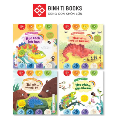 Sách - Cầu Vồng Cảm Xúc 4 Tập - Đinh Tị Books